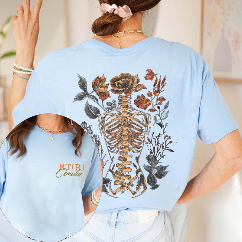 Personalized The Human Body Is A Great Art Nurse Two Sided T-Shirt