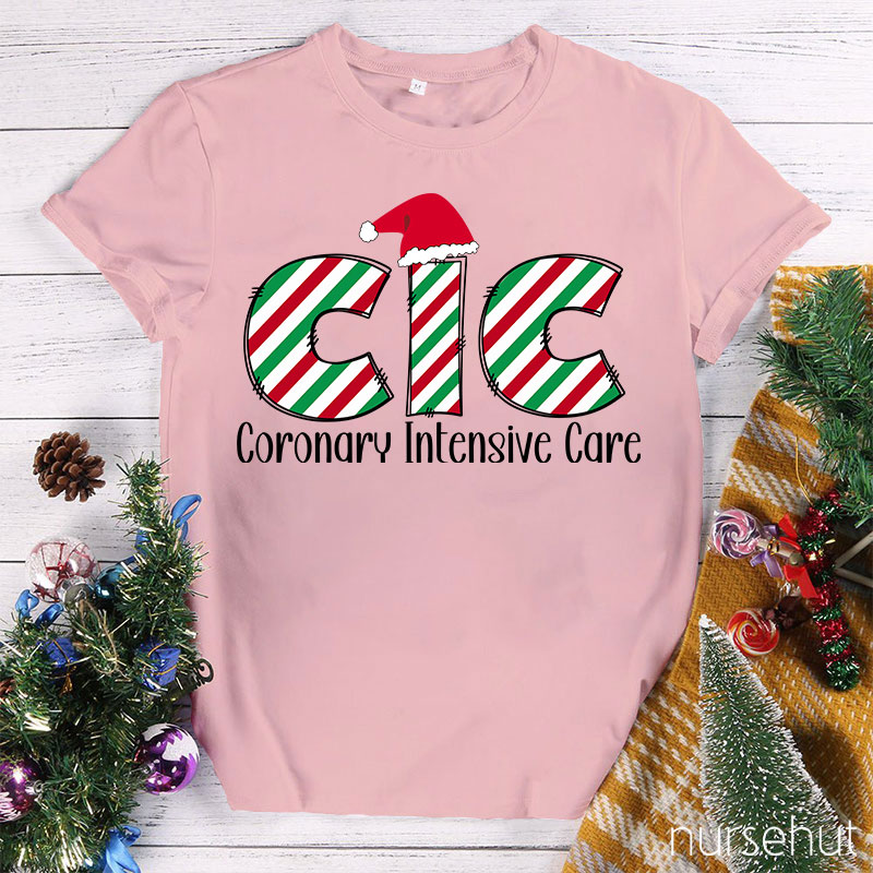 Personalized Department Christmas Nurse T-Shirt