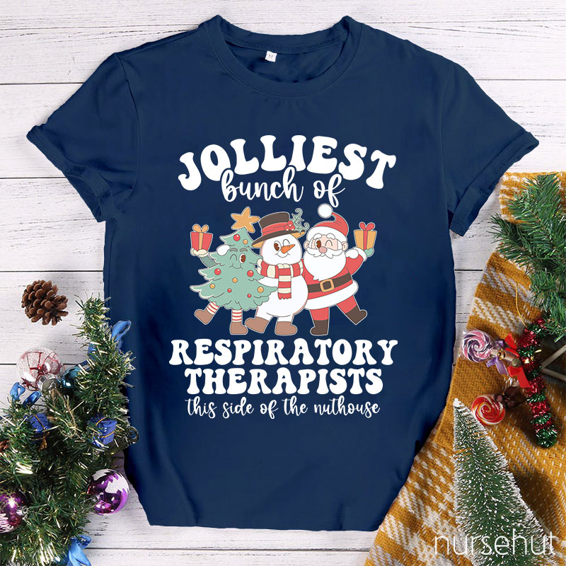 Personalized Jolliest Bunch Of  Nurse T-Shirt