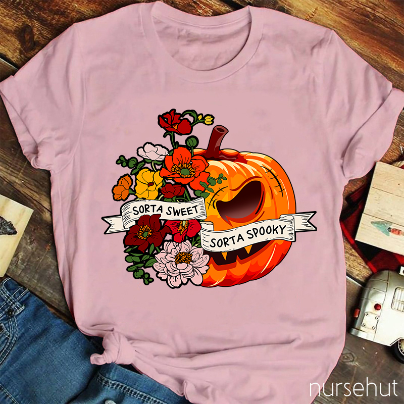 Sorta Sweet Sorta Spooky Nurse T-Shirt