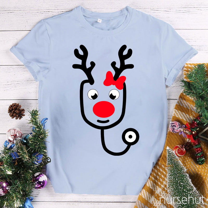 An Elk Stethoscope Nurse T-Shirt