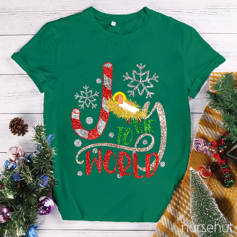 Jolly To The World Nurse T-Shirt
