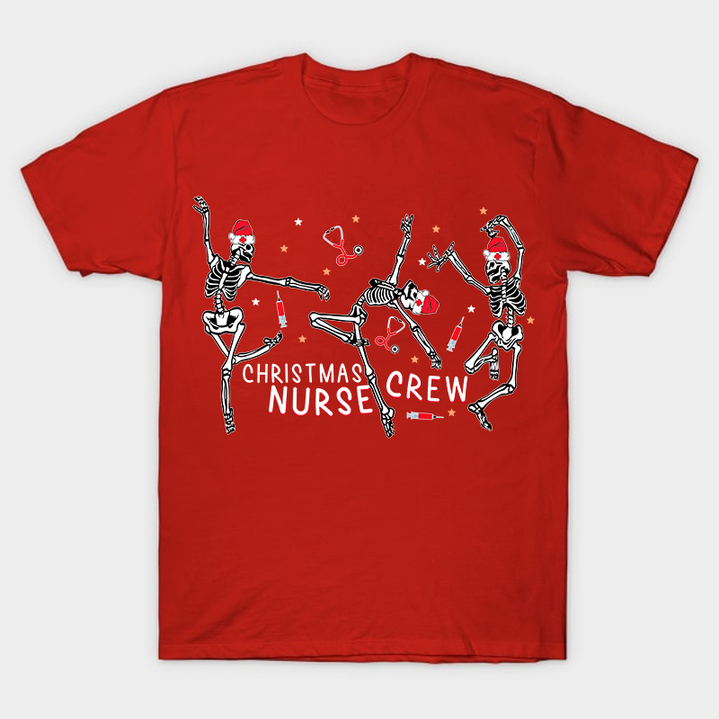 Christmas Nurse Crew Nurse T-Shirt