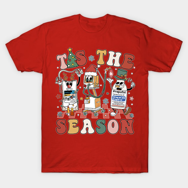 Tis The Season Christmas Nurse T-Shirt