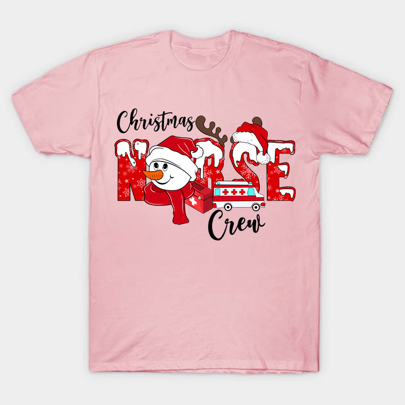 Christmas Nurse Crew Nurse T-Shirt
