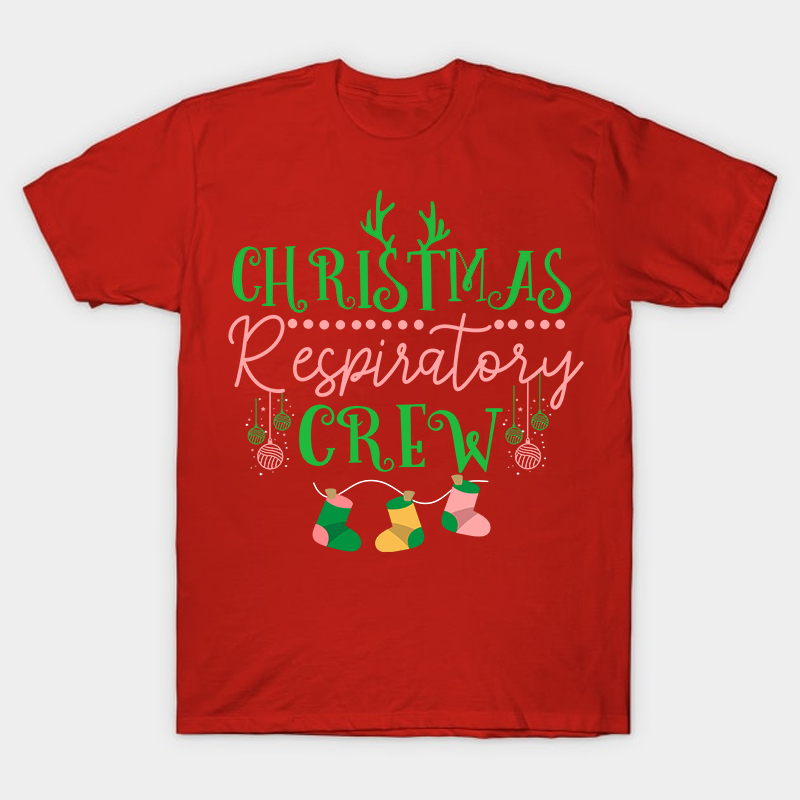 Christmas Respiratory Nurse T-Shirt