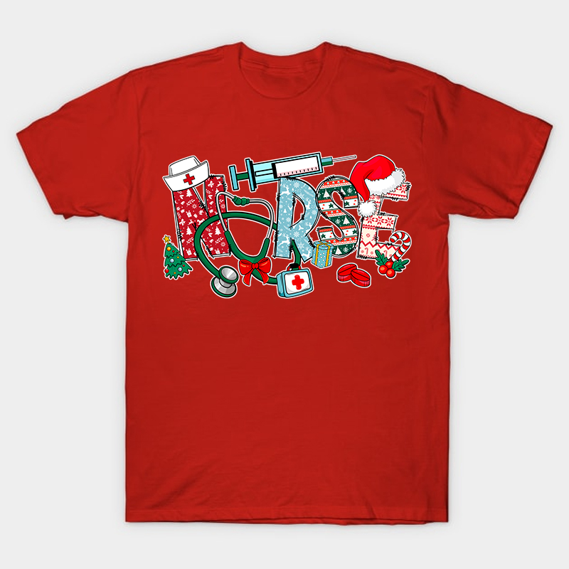 Christmas Crew Nurse T-Shirt