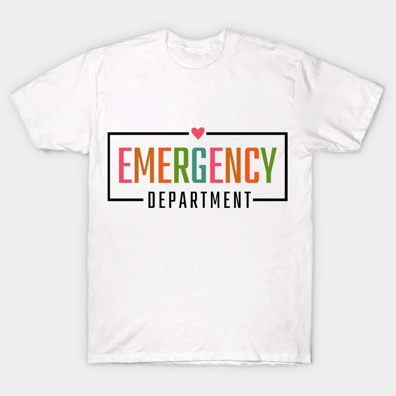 Personalized Emergency Department Nurse T-Shirt