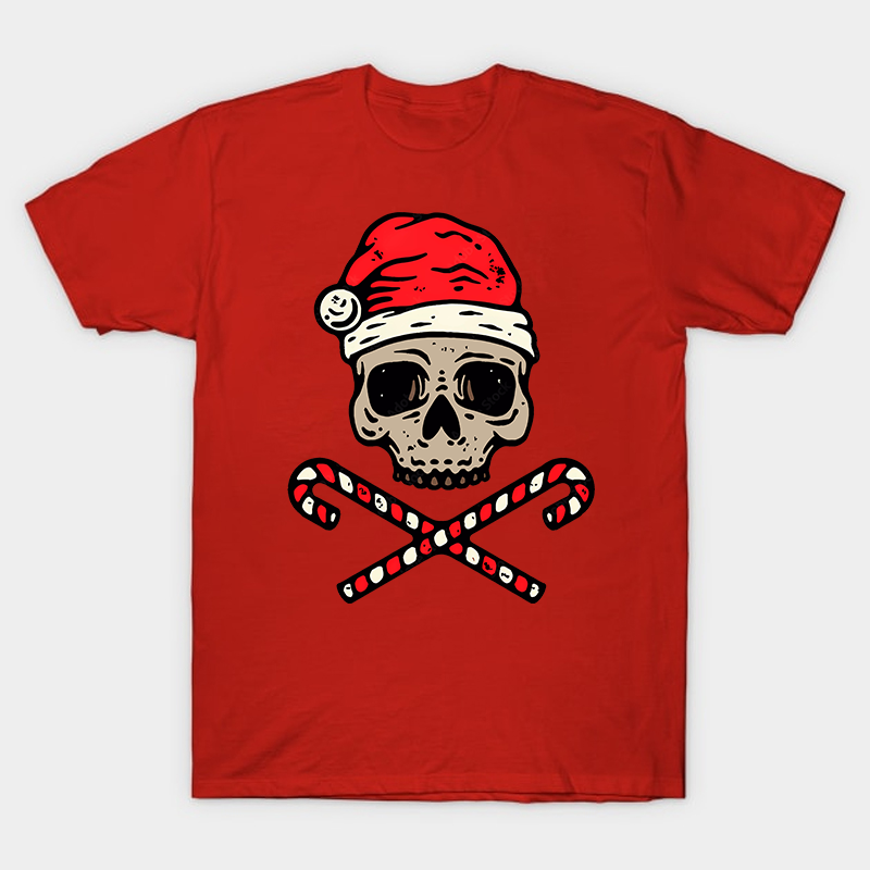 Christmas Skull Nurse T-Shirt
