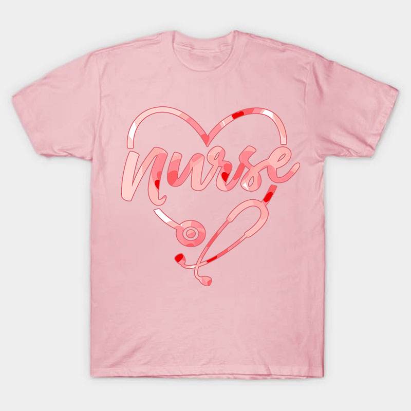 Pinky Heart Nurse T-Shirt