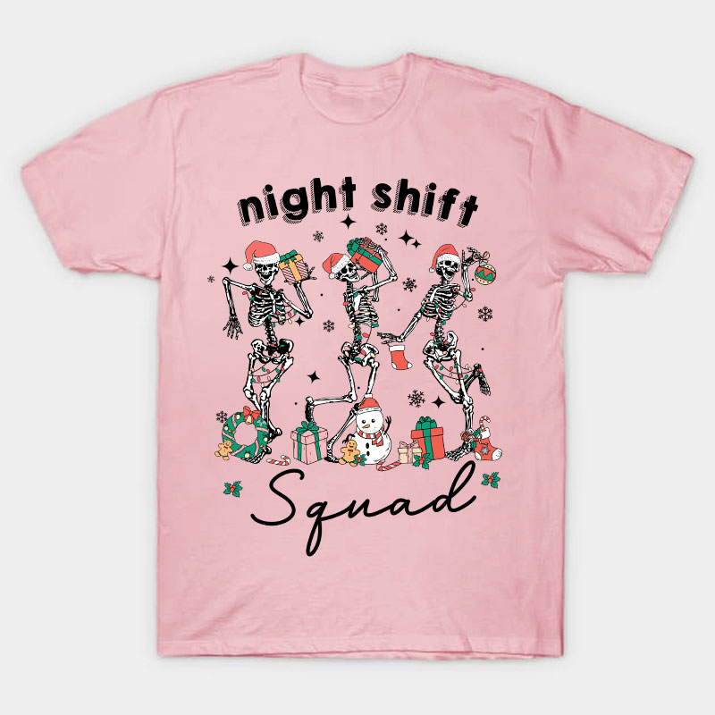 Night Shift Squad Nurse T-Shirt