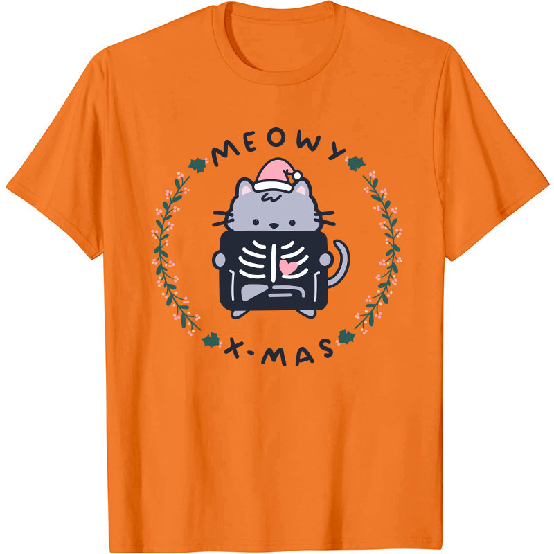 Meowy Xmas Nurse T-Shirt