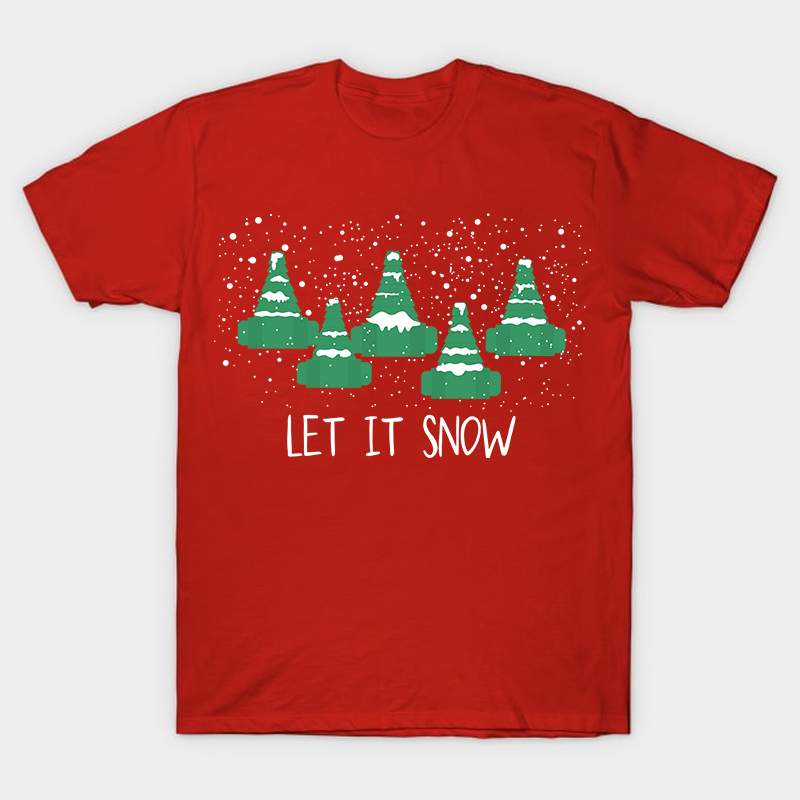 Let It Snow Nurse T-Shirt