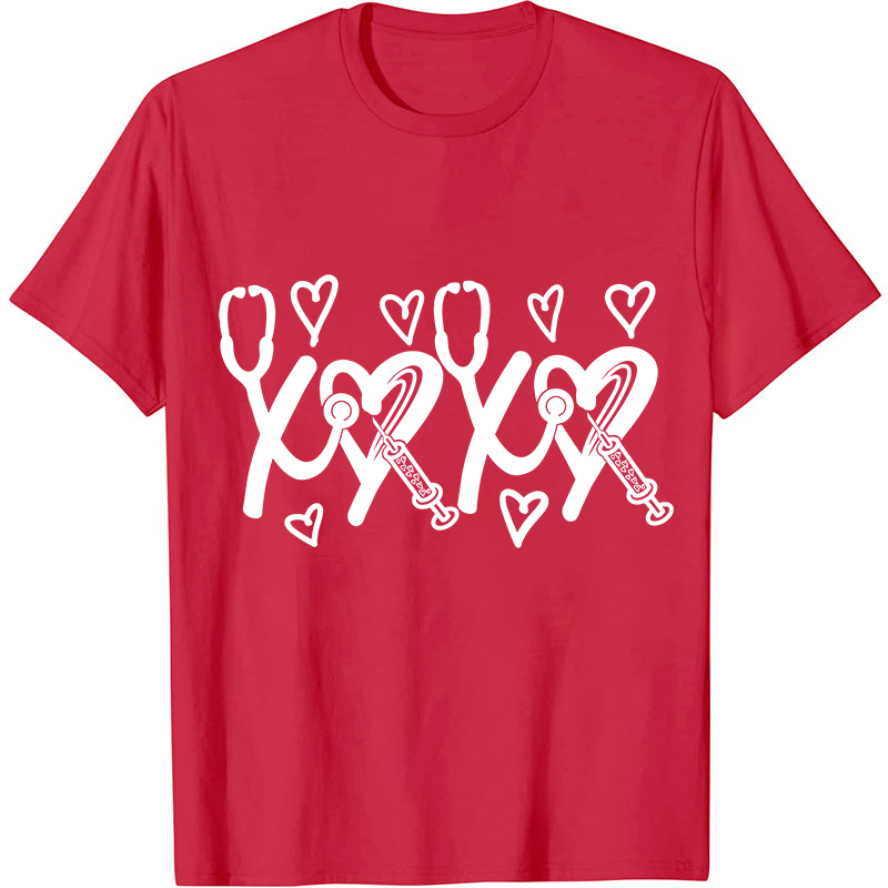 Love Stethoscope Nurse T-Shirt