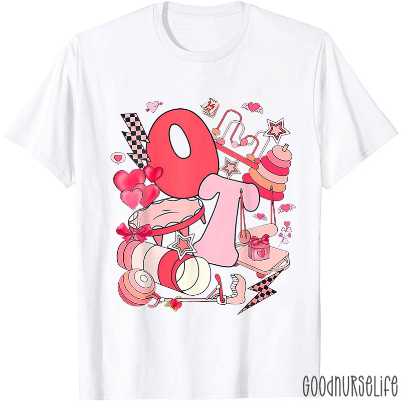 Love And Occupational Therapy Fusion Nurse T-Shirt