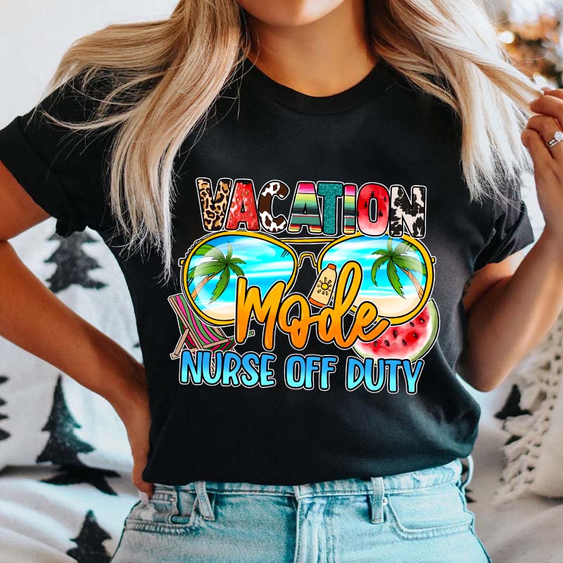 Vacation Nurse Off Duty Nurse T-Shirt