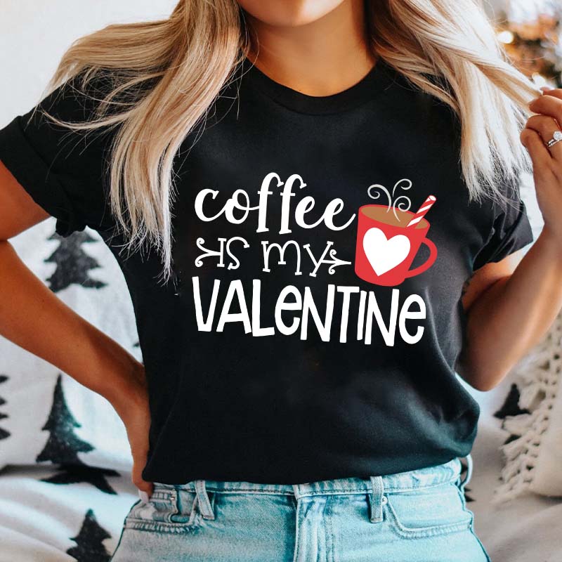 Coffee Is My Valentine Nurse T-Shirt