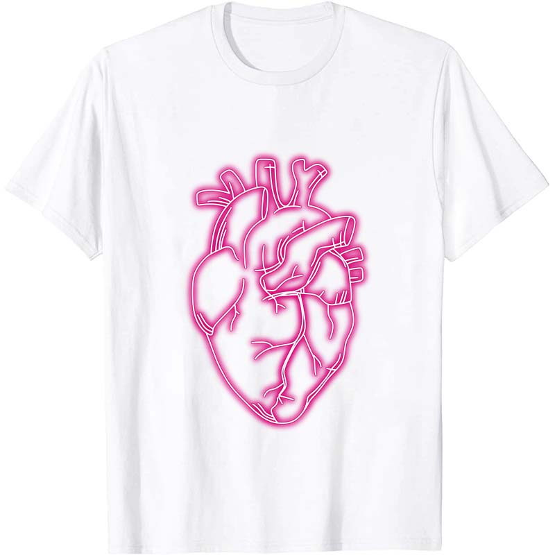 Iridescent Heart Nurse T-Shirt