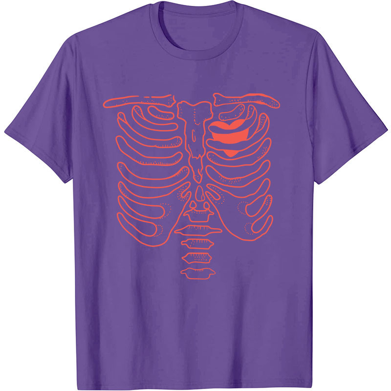 Skeleton Heart Nurse T-Shirt