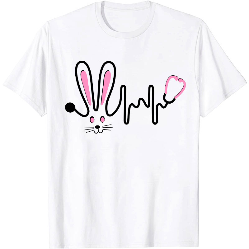 Easter Bunny Stethoscope Nurse T-Shirt