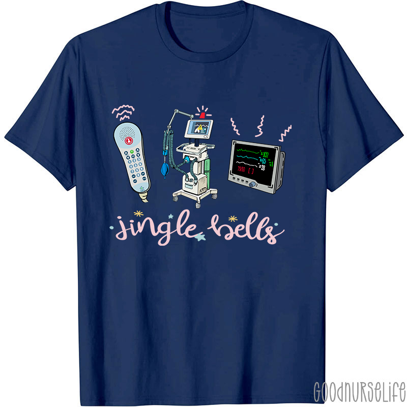 Jingle Bells Medical Devices Nurse T-Shirt