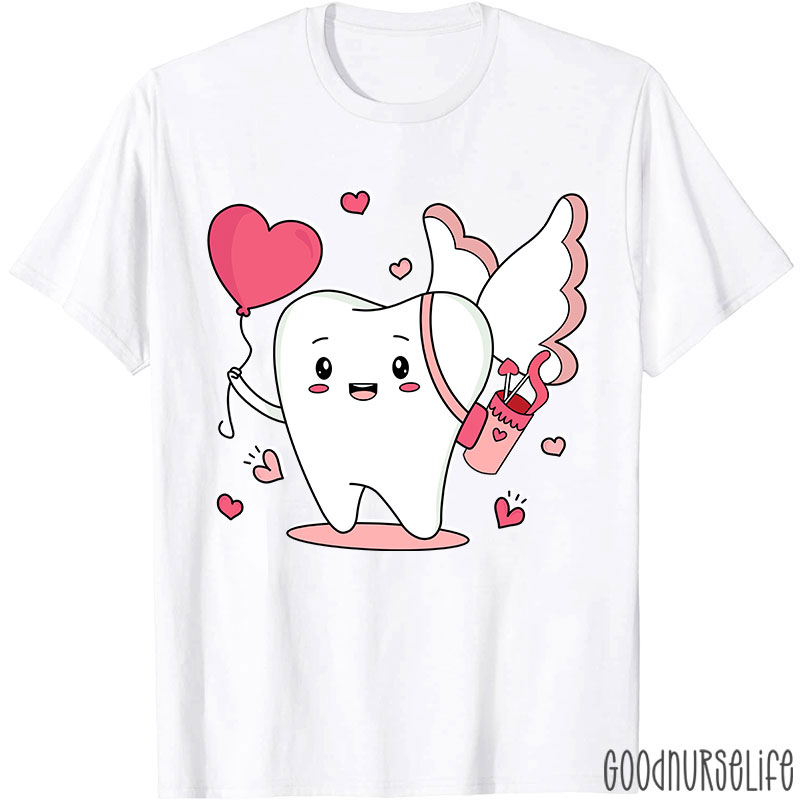Cute Teeth Cupid Nurse T-Shirt