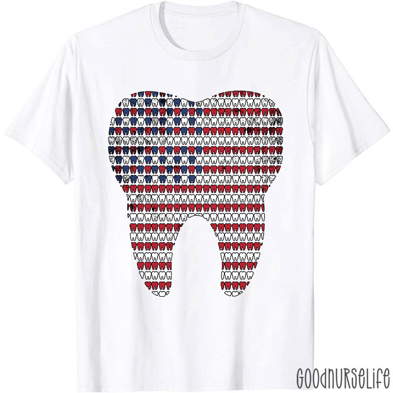 4th Of July Dental Hygienist Patriotic Nurse T-shirt