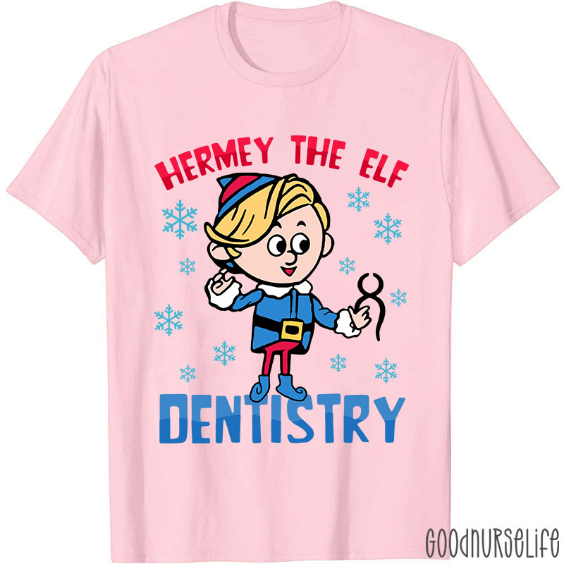 Hermey The Elf Dentistry Snowflake Nurse T-shirt