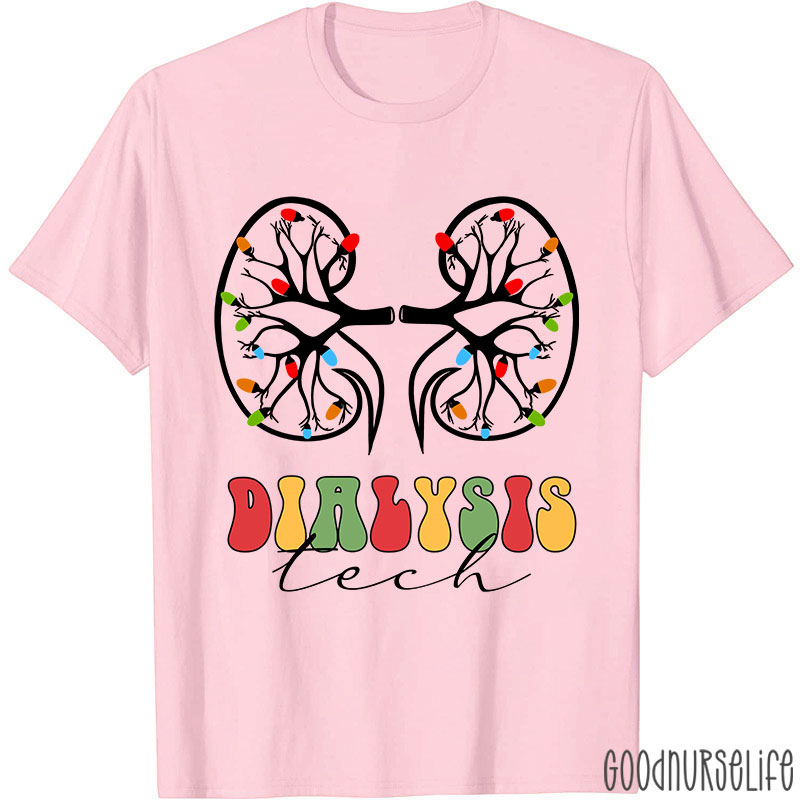 Christmas Dialysis Tech Nurse T-shirt