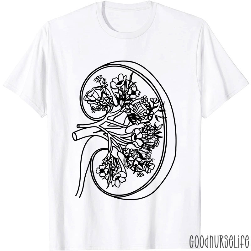 Florescent Kidney Nurse T-Shirt