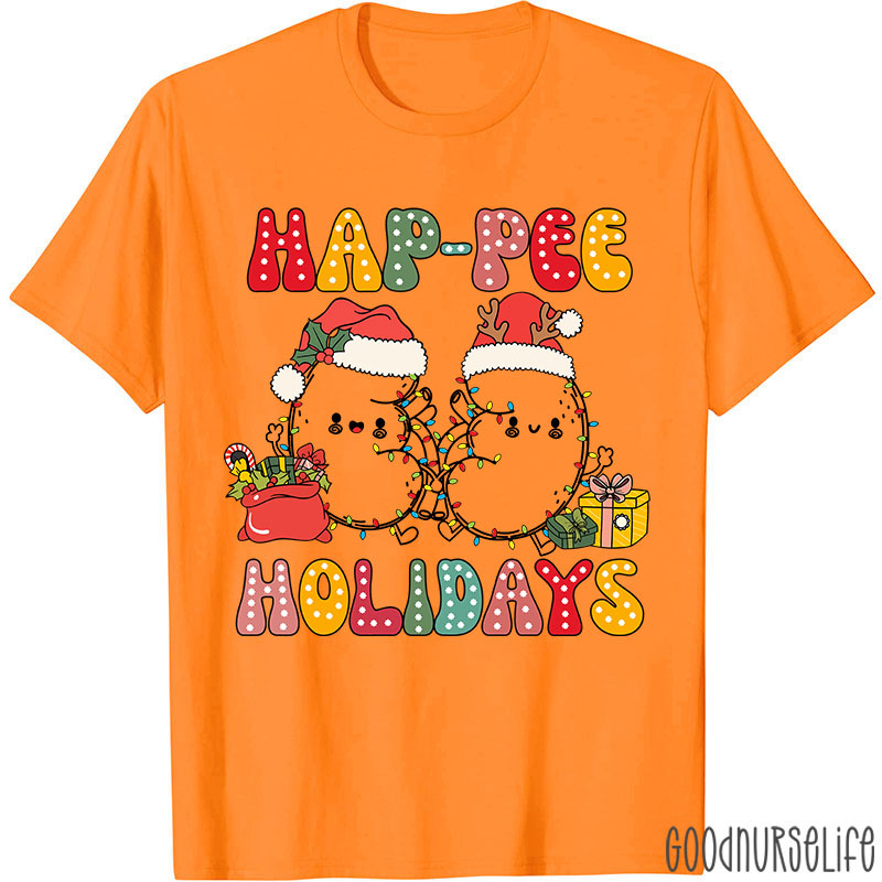 Happee Holidays Kidney Nurse T-shirt