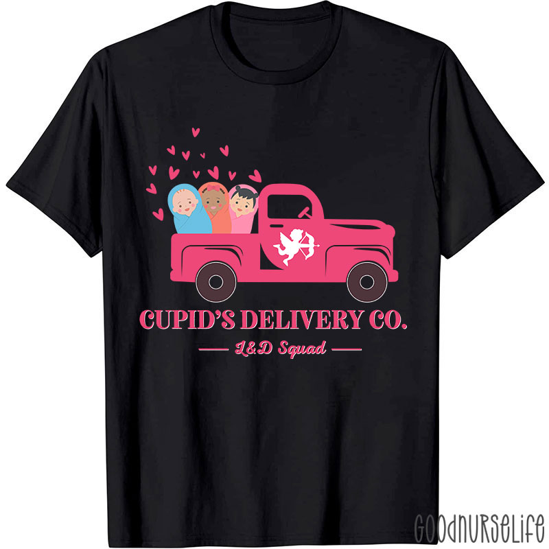Cupid's Delivery Co Nurse T-Shirt