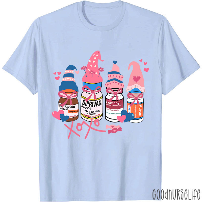 Valentine's Day Together Nurse T-Shirt