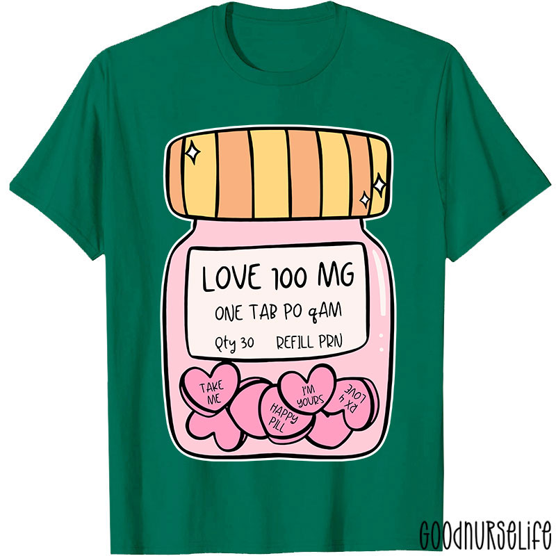 Valentines Day Pharmacy Nurse T-Shirt