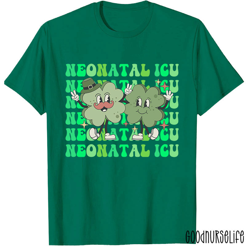 Clover And Neonatal ICU Nurse T-Shirt