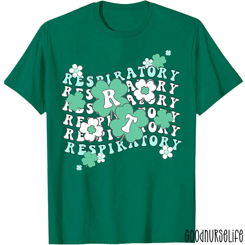Clover Respiratory RT Nurse T-Shirt