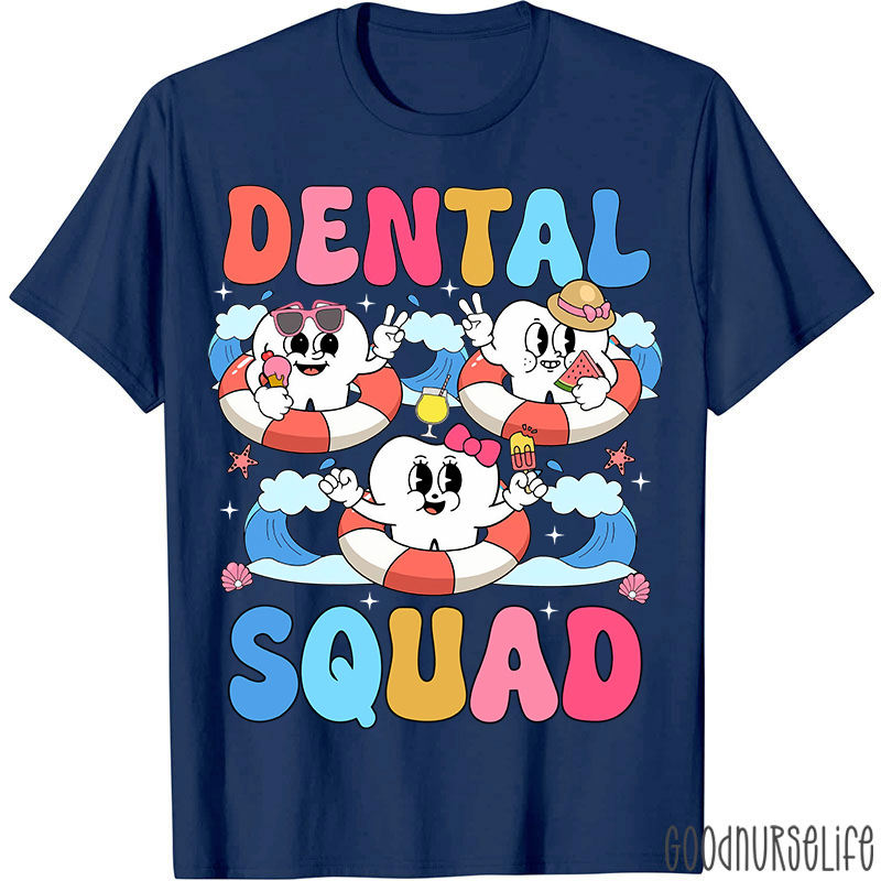 Happy Summer Dental Squad Dentist Summer T-Shirt