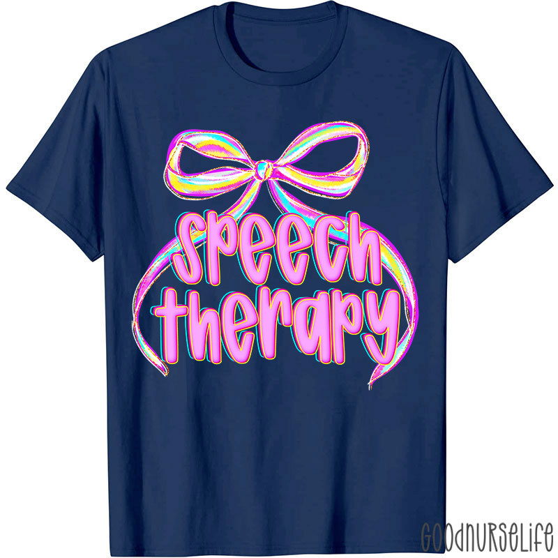 Coquette Bow Speech Therapy T-Shirt