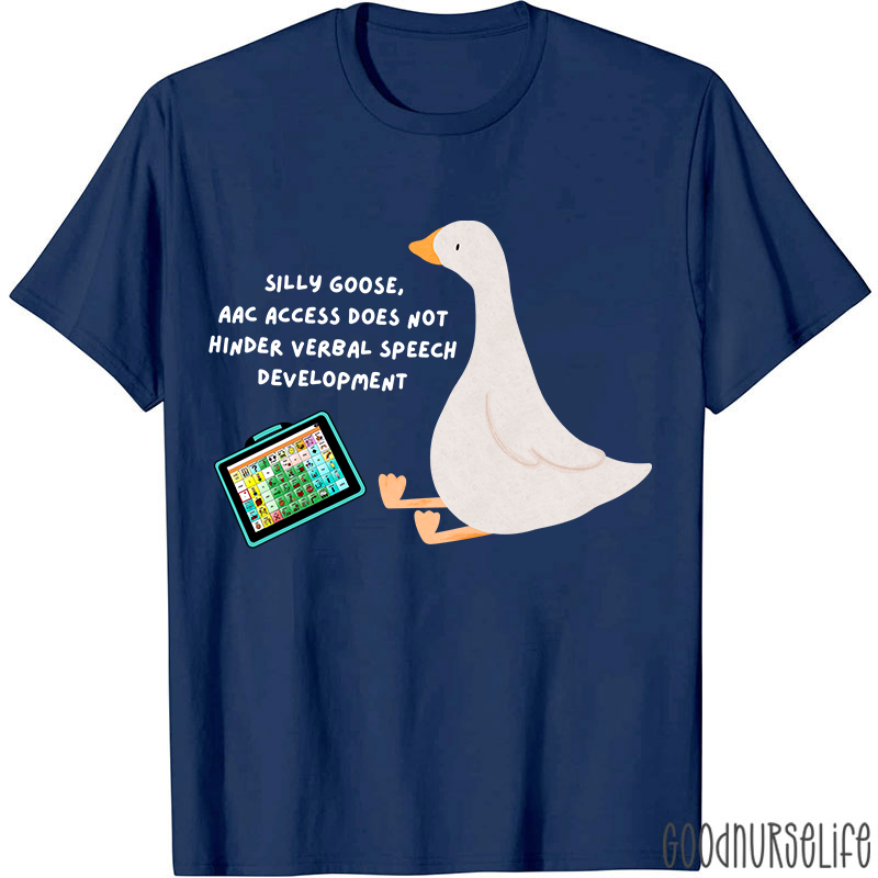 Comfort Colors Silly Goose Speech Therapist T-Shirt