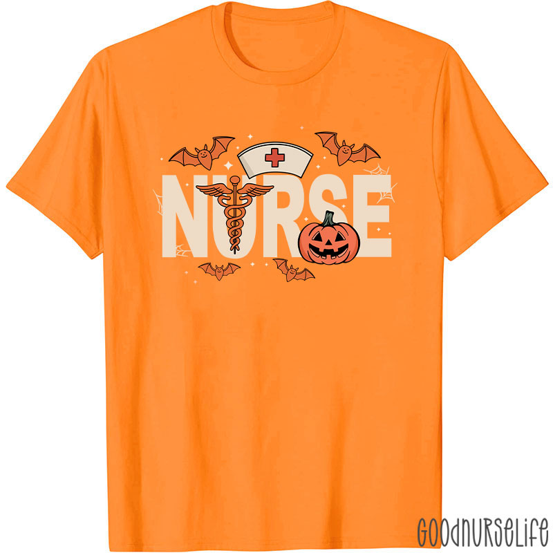 Spooky Season Halloween Nurse T-Shirt