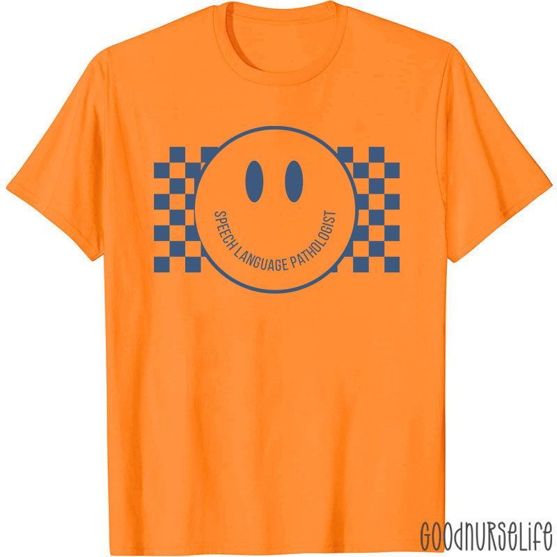 Speech Language Pathologist Smiley Face T-Shirt