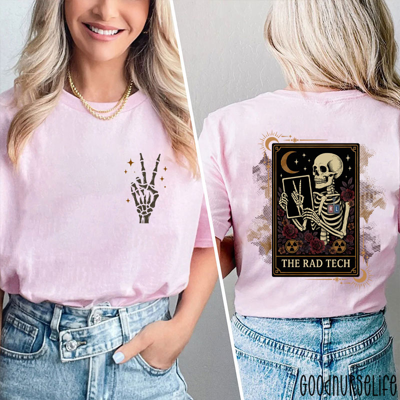 Halloween Radiology The Rad Tech Two Sided T-Shirt