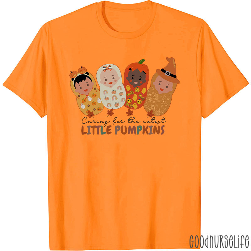 Halloween Caring For The Cutest Little Pumpkins T-Shirt