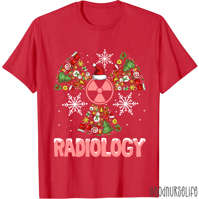 Radiology Christmas Icons Radiology T-shirt