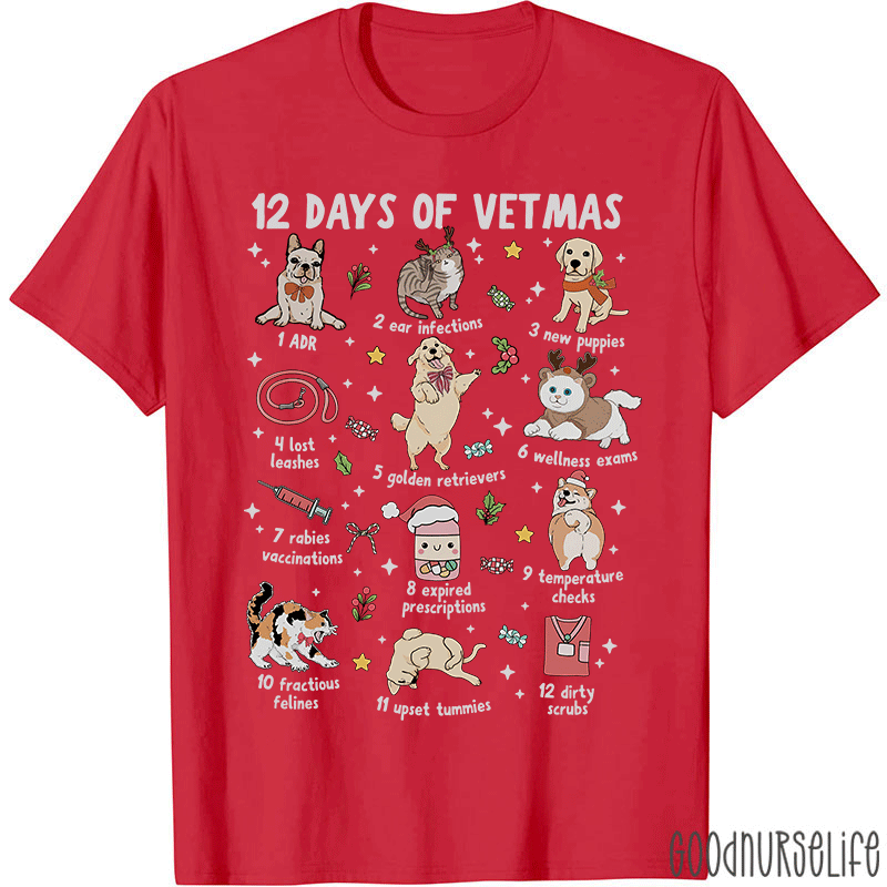 12 Days Of Vetmas T-Shirt