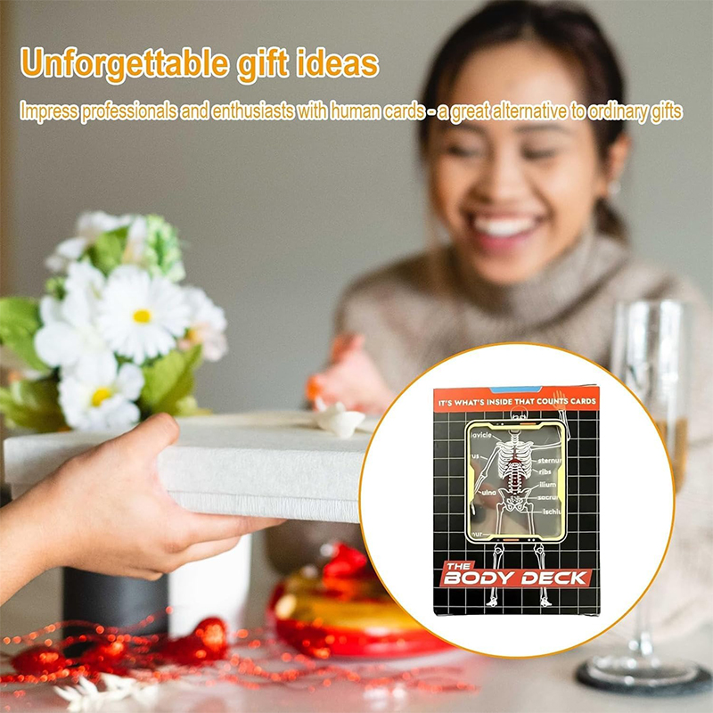 The Body Deck Transparent Anatomy Playing Cards