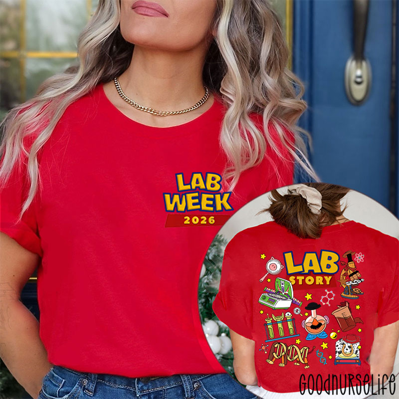 Laboratory Team Lab Story Lab Week 2026 Two Sided T-Shirt