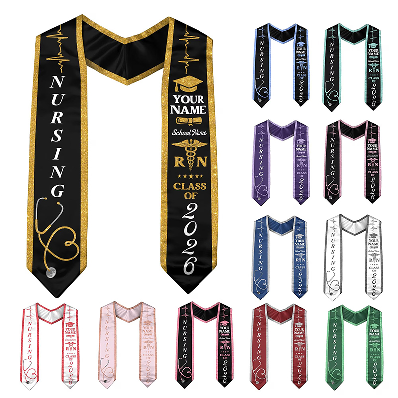 Personalized Nursing Graduation Stole