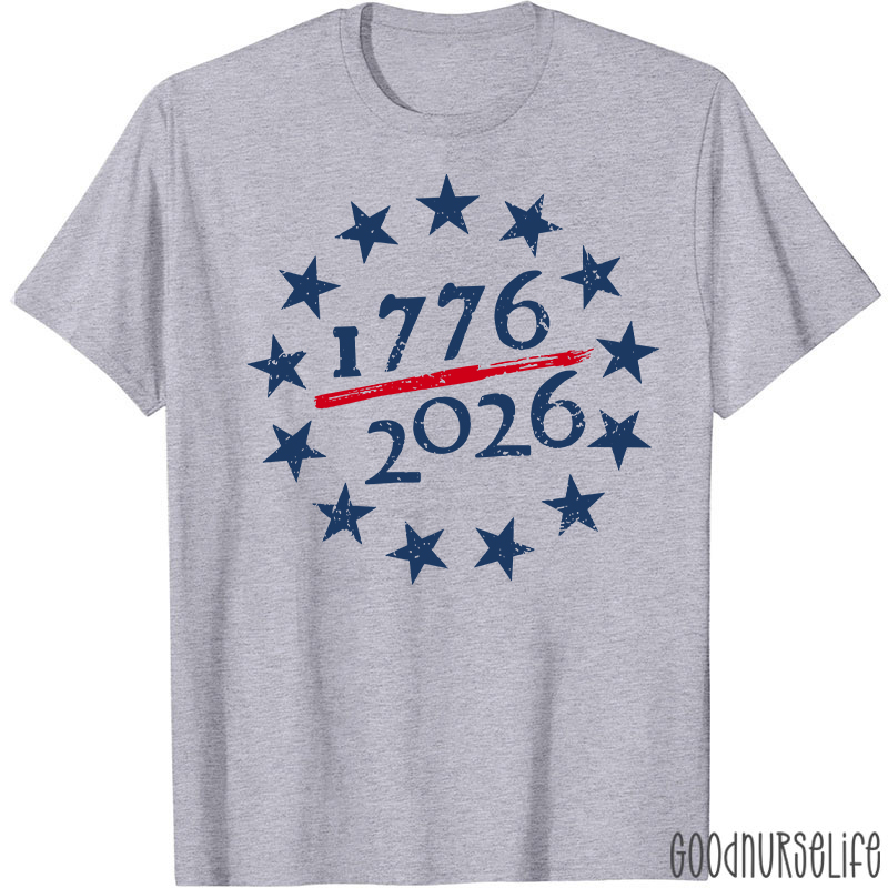 USA 250th Anniversary Nurse T-Shirt