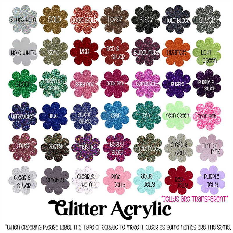 Personalized Glitter Badge Buddy